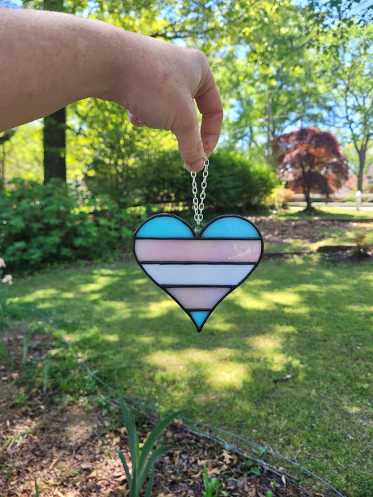 Trans Pride Heart